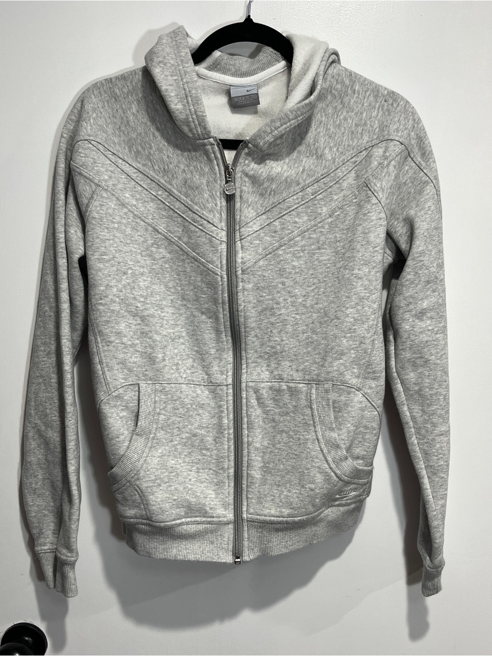 Nike Gray Full Zip Hoodie Women's XL